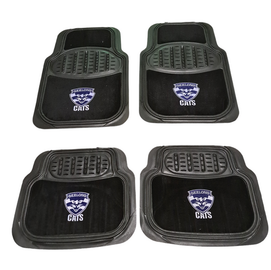 AFL Floor Mats Geelong Cats Set Of 4