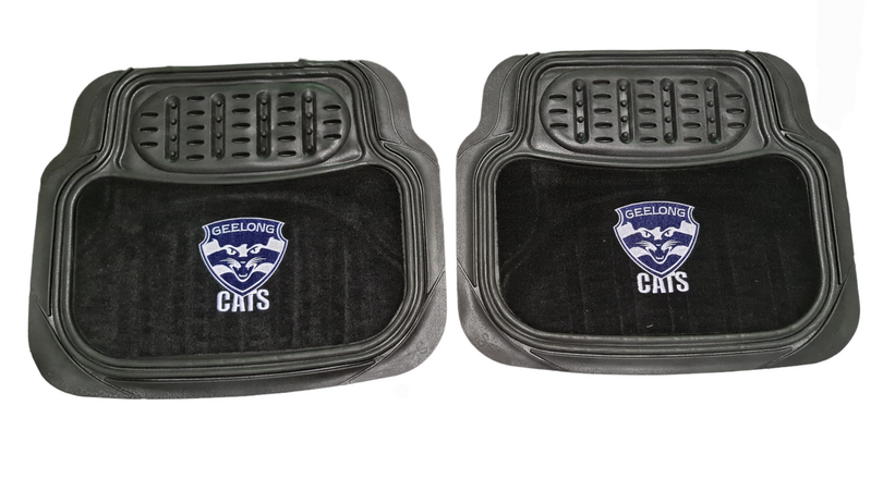 AFL Floor Mats Geelong Cats Set Of 4