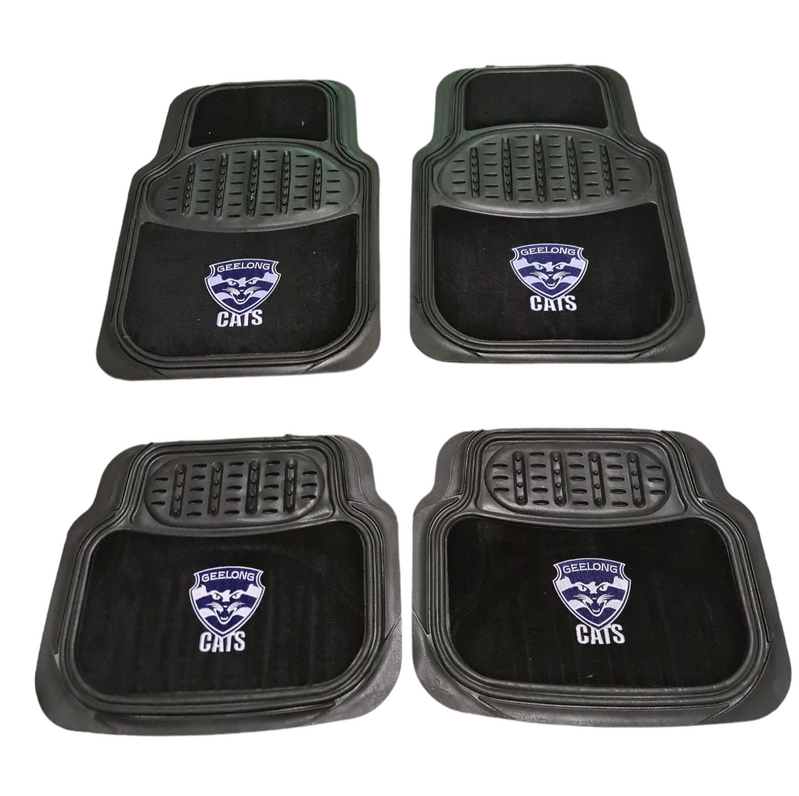 AFL Floor Mats Geelong Cats Set Of 4