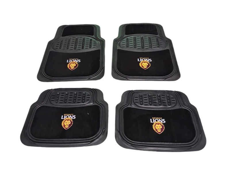 AFL Floormats Brisbane Lions Set Of 4