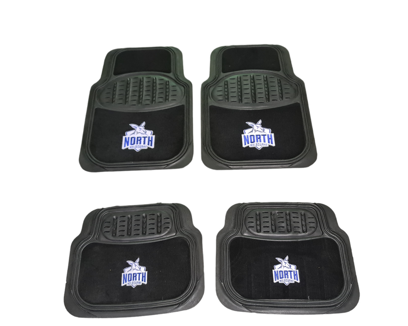 AFL Floormats North Melbourne Kangaroos Set Of 4