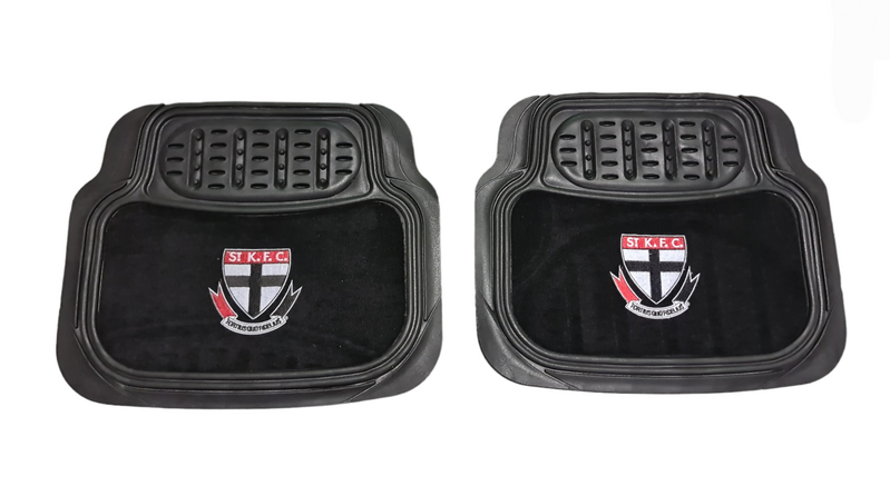 AFL Car Floor Mats St Kilda Saints Set Of 4