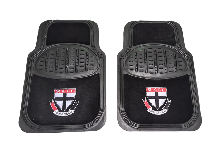 AFL Car Floor Mats St Kilda Saints Set Of 4