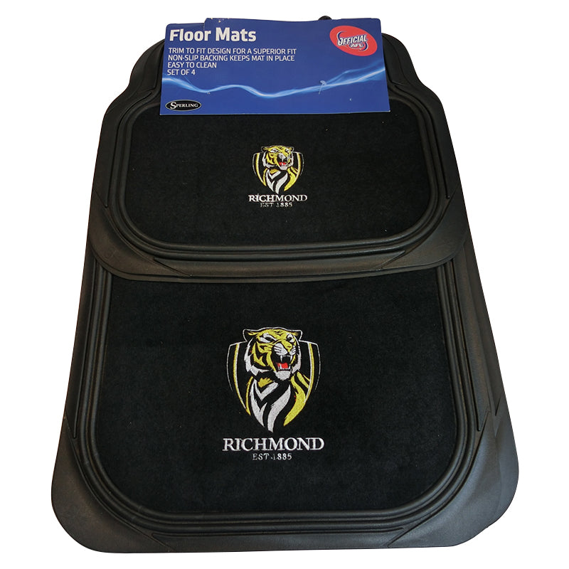 AFL Floormats Richmond Tigers Set Of 4