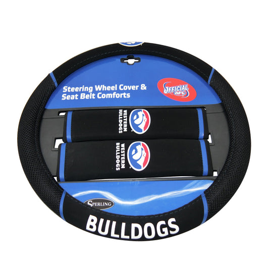 AFL Western Bulldogs Steering Wheel Cover