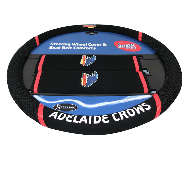 AFL Adelaide Crows Steering Wheel Cover