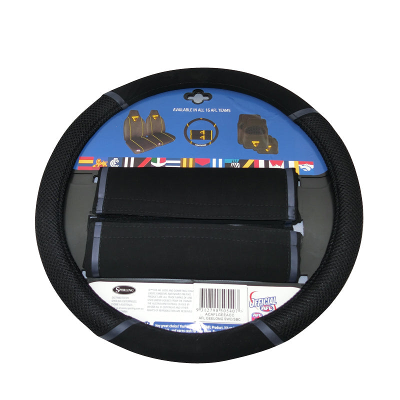 AFL Geelong Cats Steering Wheel Cover