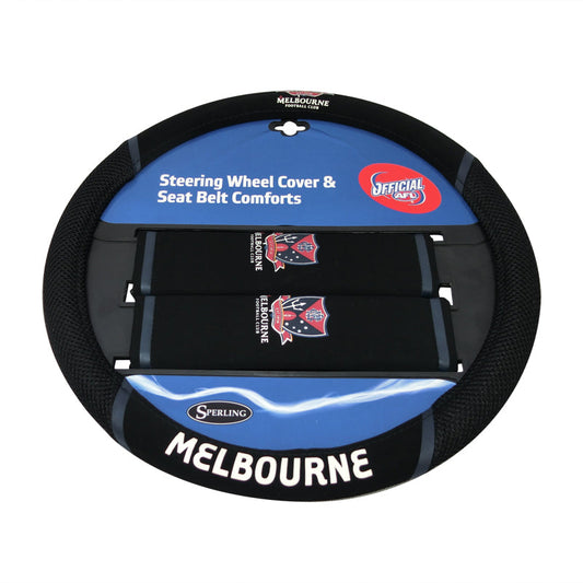 Melbourne Demons AFL Steering Wheel Cover