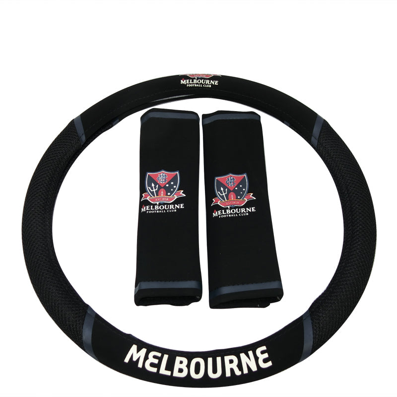 Melbourne Demons AFL Steering Wheel Cover