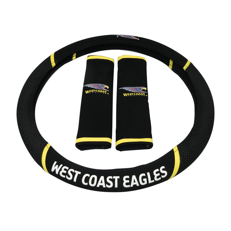 AFL West Coast Eagles Steering Wheel Cover