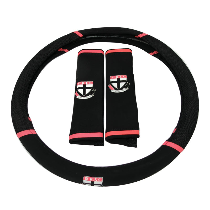 AFL St Kilda Steering Wheel Cover