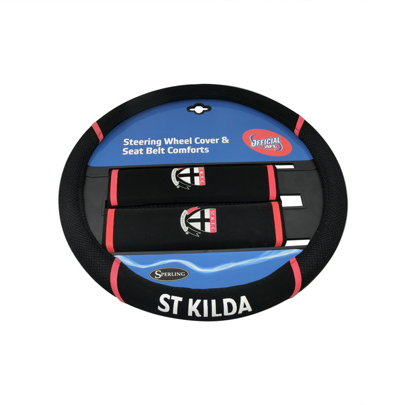 AFL St Kilda Steering Wheel Cover