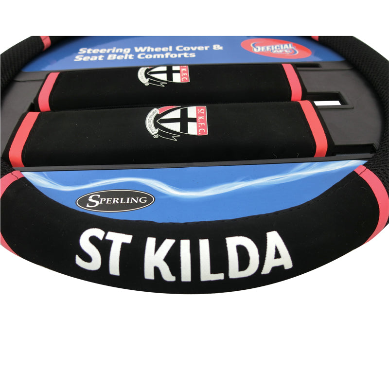 AFL St Kilda Steering Wheel Cover