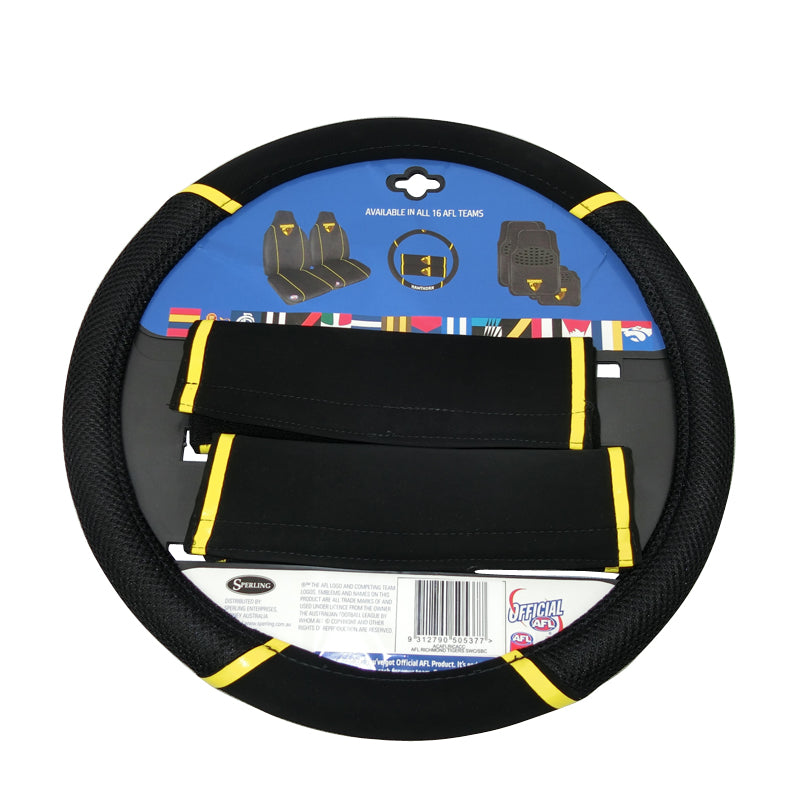 AFL Richmond Tigers Steering Wheel Cover