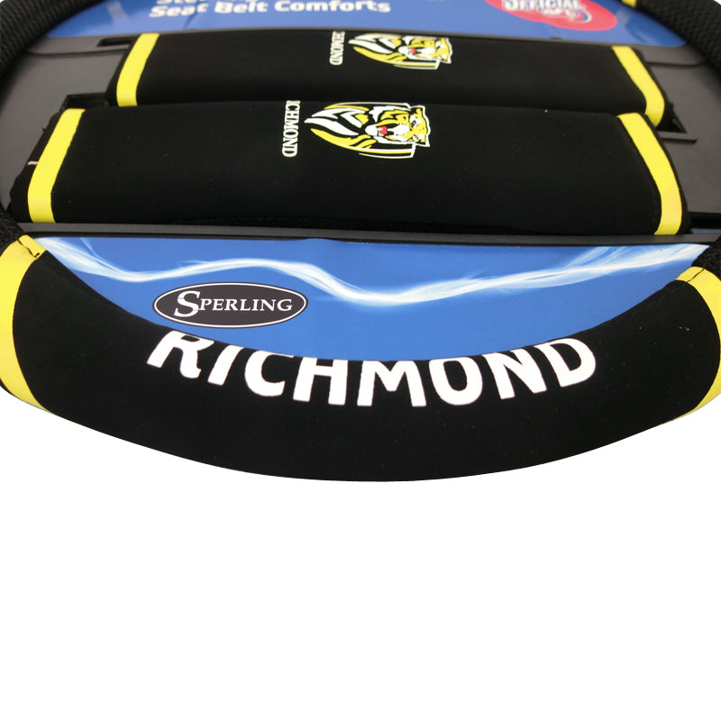 AFL Richmond Tigers Steering Wheel Cover