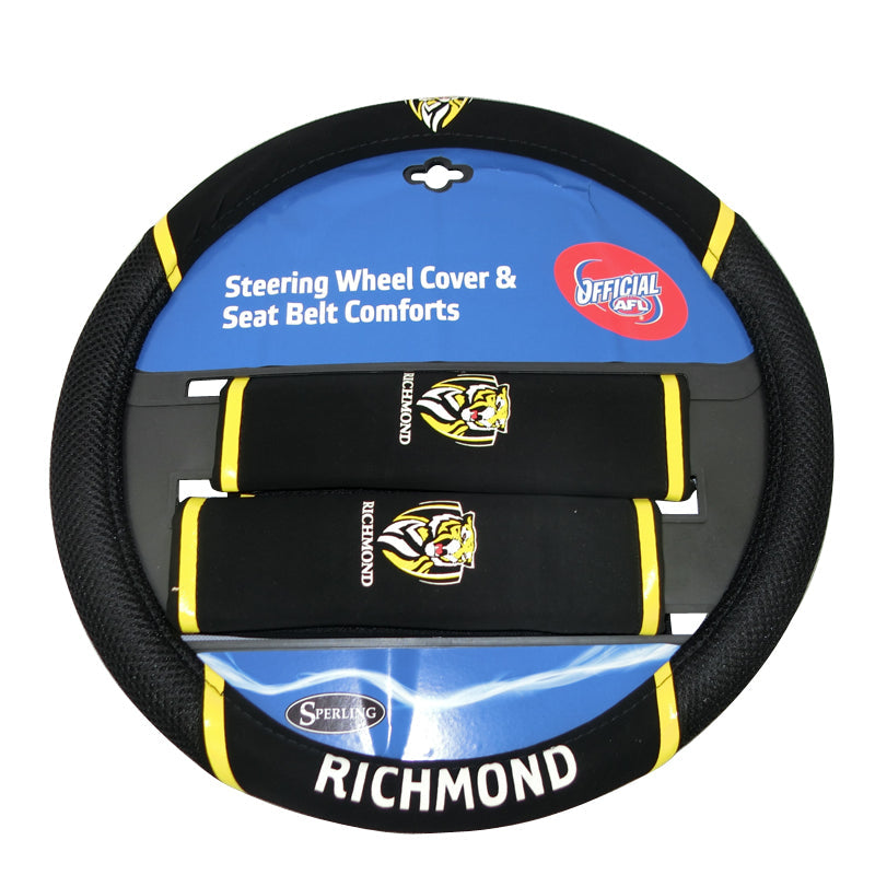 AFL Richmond Tigers Steering Wheel Cover