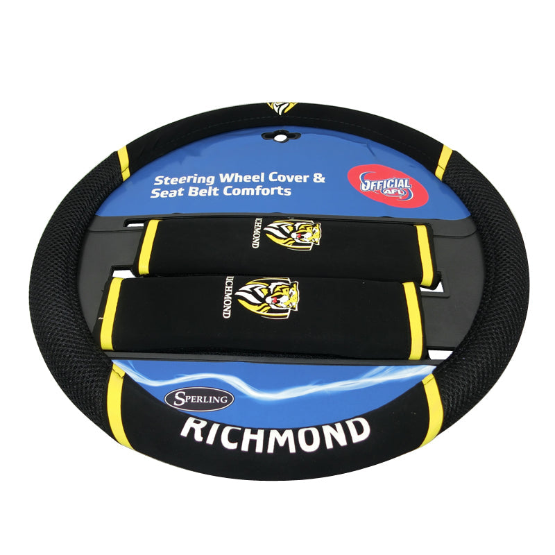 AFL Richmond Tigers Steering Wheel Cover