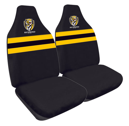 AFL Seat Covers Richmond Tigers Size 60 Front Pair