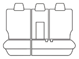 Platinum Velour Grey Seat Covers Set Suits Volkswagen Tiguan 5N Comfortline/Highline 7/2016-On 2 Rows No Fold-down Trays