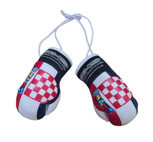 AXS Mini Boxing Gloves - Croatia / Croatian One Pair