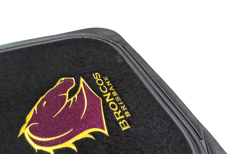 NRL Brisbane Broncos Floor Mats Set Of 4