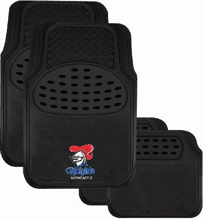 NRL Newcastle Knights Floor Mats Set Of 4 Front & Rear