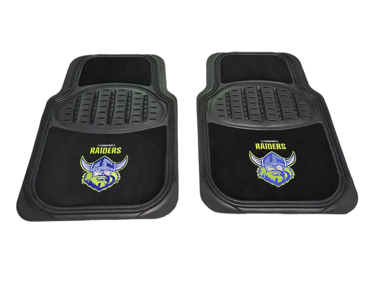 NRL Canberra Raiders Floor Mats Set Of 4