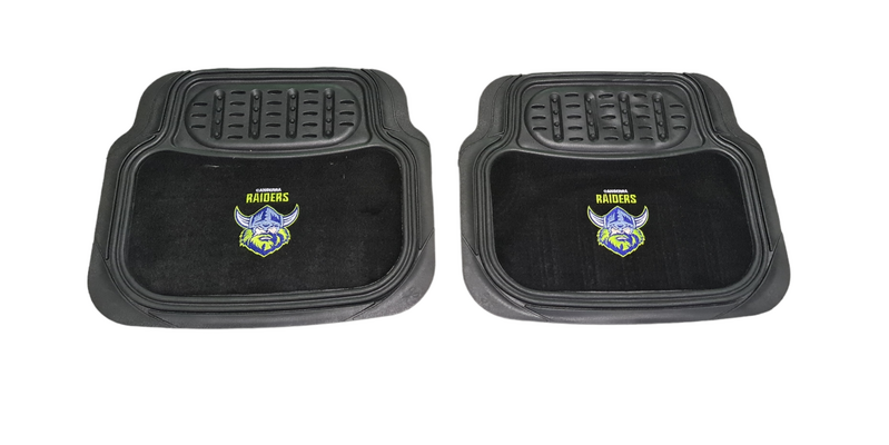 NRL Canberra Raiders Floor Mats Set Of 4