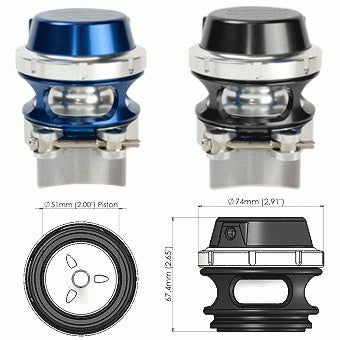 Turbosmart BOV Blow Off Valve Race Port Blue TS-0204-1101