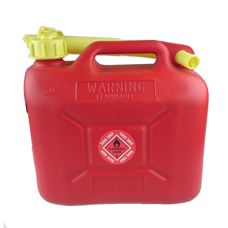 Fuel Safe' Plastic Fuel Can 5 Litre Red JCAN5LRED