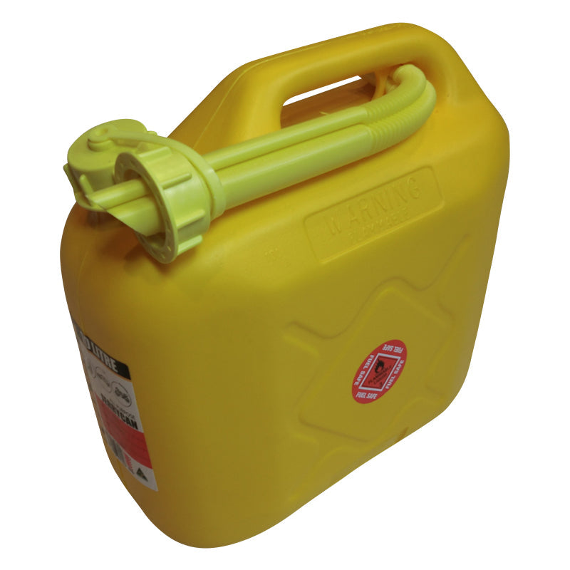 Fuel Safe' Plastic Fuel Can 10 Litre Diesel Yellow FC10Y