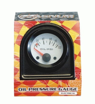 White Face Electric Oil Pressure Gauge GO520