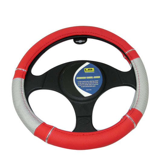 Boost Steering Wheel Cover 15 inch Diameter Red