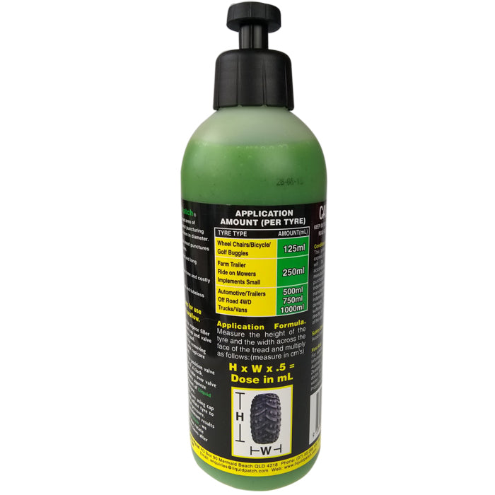 Liquid Patch 500ml Tyre Repair LP500