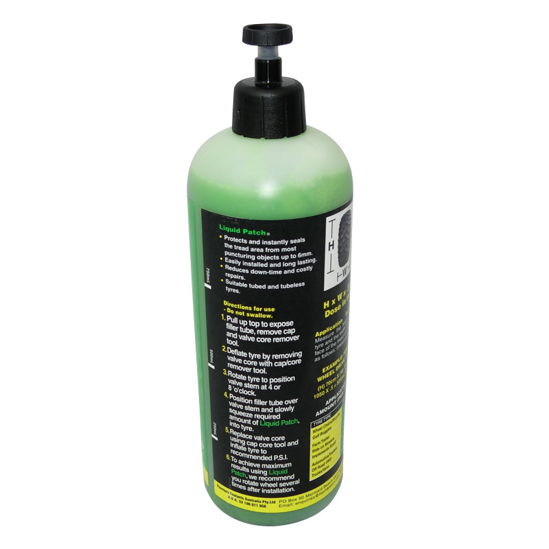 Liquid Patch 1 Litre Tyre  Repair Puncture Sealant LP1