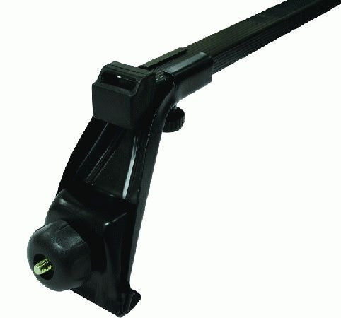 Black Square Roof Rack Bars Gutter Mount