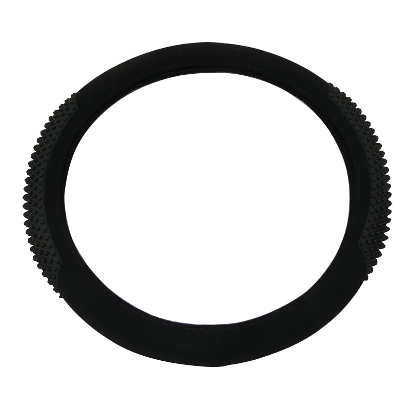 Soft Dot Steering Wheel Cover Black