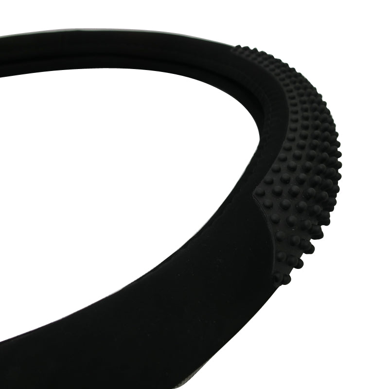 Soft Dot Steering Wheel Cover Black