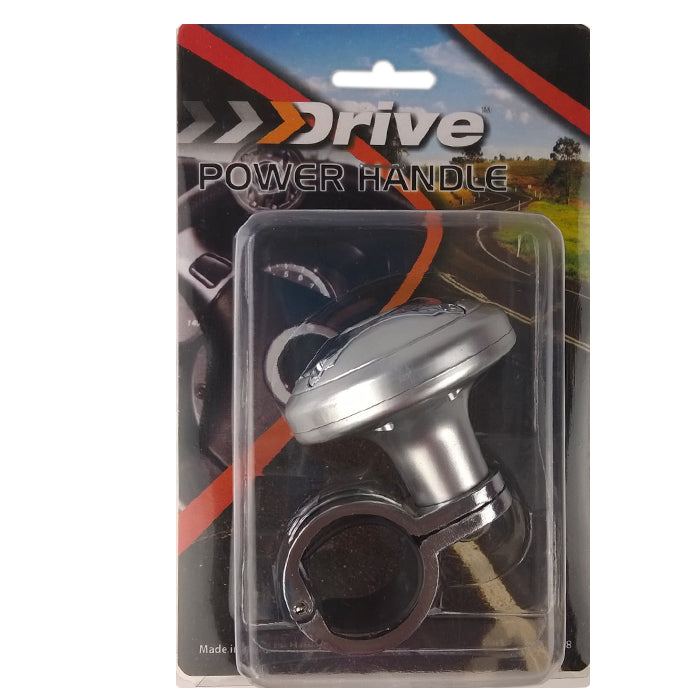 Steering Wheel Knob-Power Handle Silver PH2418