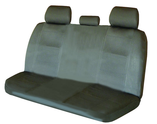 Wet N Wild Neoprene Wetsuit Charcoal Rear Car Seat Covers Charcoal Stitching Size 06