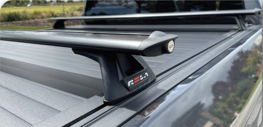 Rola Roof Racks Suits Mitsubishi Triton MR 4D Ute With Tub Roller Shutter 11/2019-11/2023 2 Bars APEX150-2