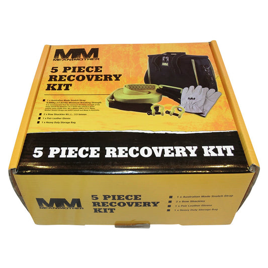 Mean Mother 5 Piece Recovery Kit 8000kg MMKIT01