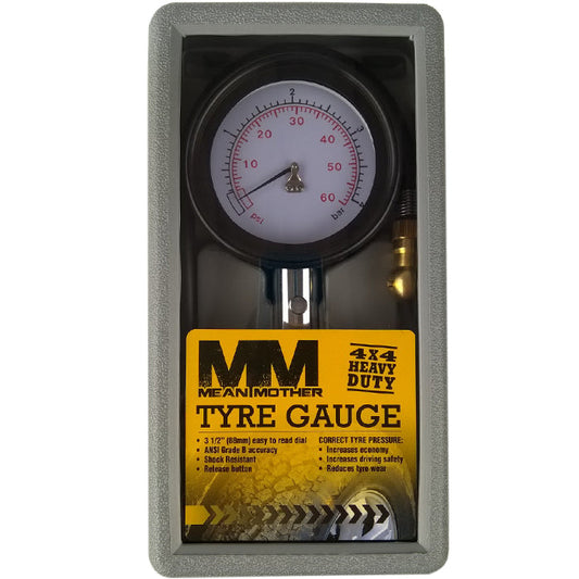 Mean Mother Pressure Gauge 3 1/2 Inch MMTG312