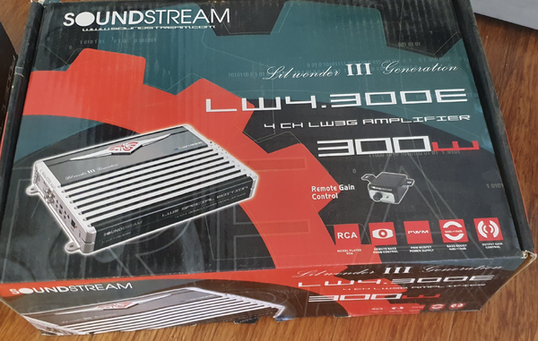 Soundstream Lil Wonder 4 Channel Amplifier 300 Watts LW4.300E