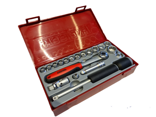 Teng Tools Socket Set 3/8in Drive 19 Piece 12PT TT381912