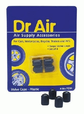 Tyre Valve Caps-Black TG14