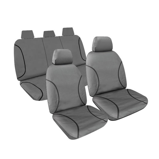 Tradies Full Canvas Seat Covers Lexus LX470 (UZJ100R) 5/1998-3/2008 Grey