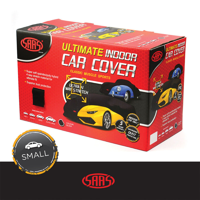 Indoor Classic Ultra 4 Way Weatherproof Car Cover Small 4.4m-4.7m SC4447