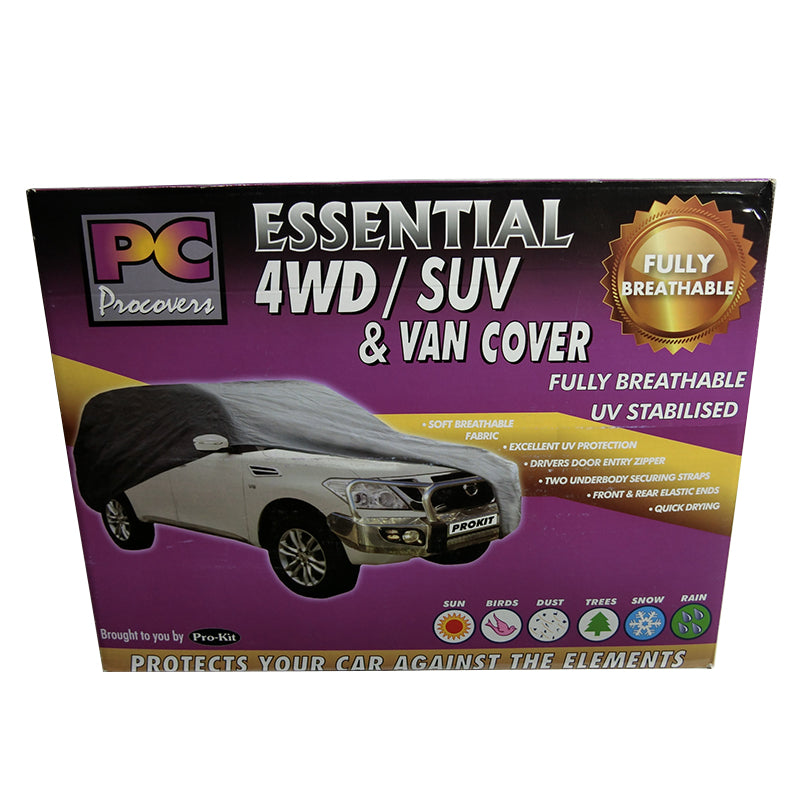 PC Procovers Essential 100% Waterproof Medium Car Cover PC40106M