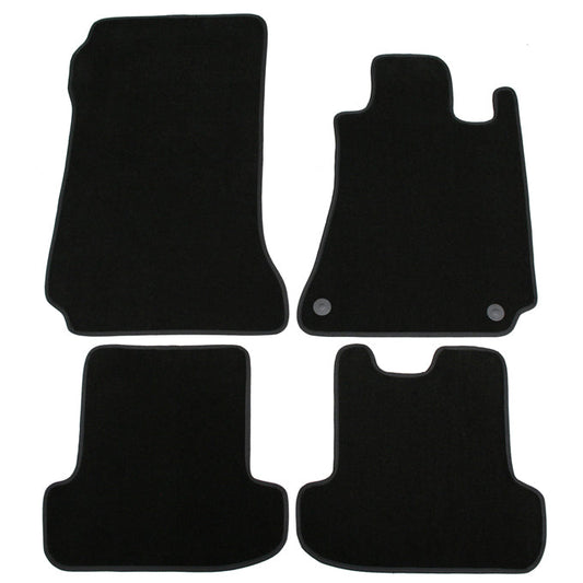 Floor Mats suits Mercedes C-Class W204 Coupe 2011-2014 Custom Made Front & Rear